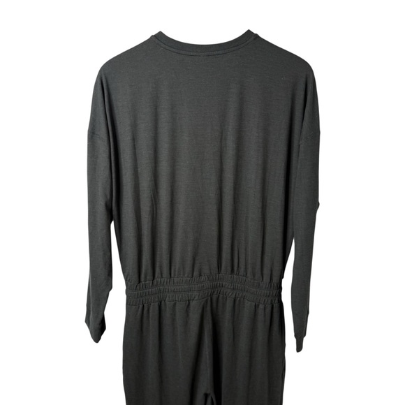 Vuori Lux Henley Long Sleeve Jumpsuit Black Size Medium VW478 - Picture 6 of 6